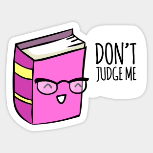 No Judging! Sticker